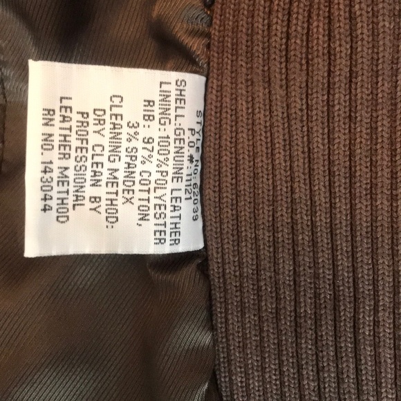 CUSP LEATHER JACKET BY NEUMAN MARCUS - Picture 8 of 8